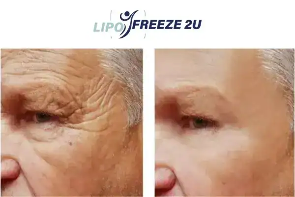 Mens before and after Morpheus 8 Wiltshire results.